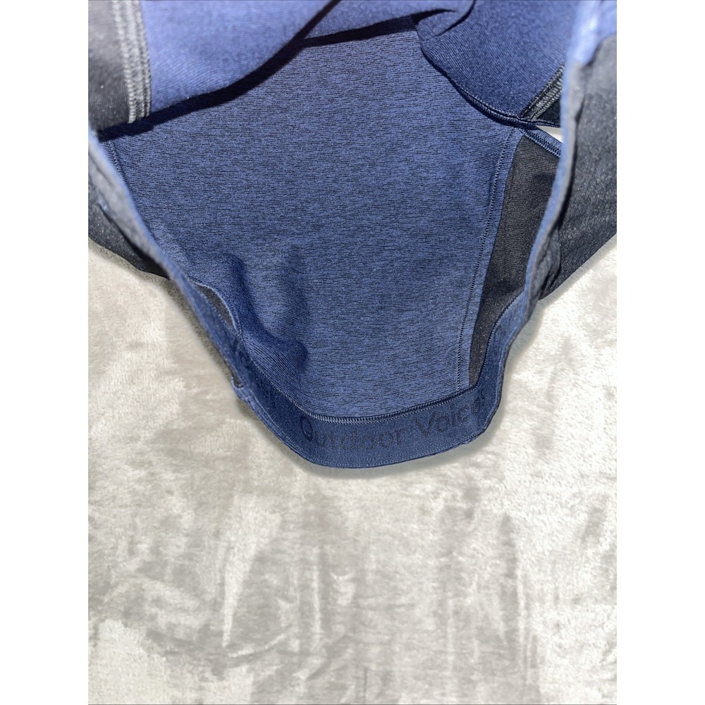 Outdoor Voices‎ Sports Bra Women's S Blue Athletic Wireless Shelf Racerback - Picture 3 of 3